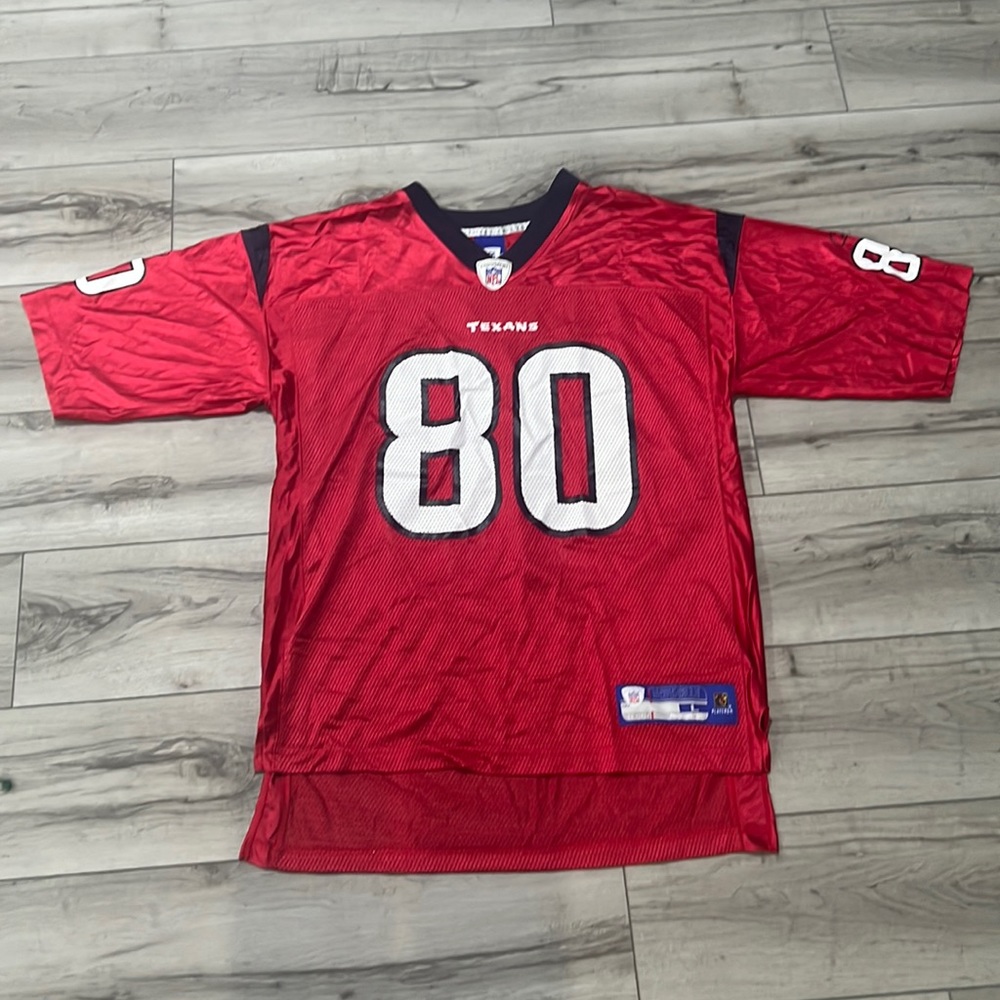 Andre Johnson Houston Texans Red Jersey Reebok Size Men’s Large